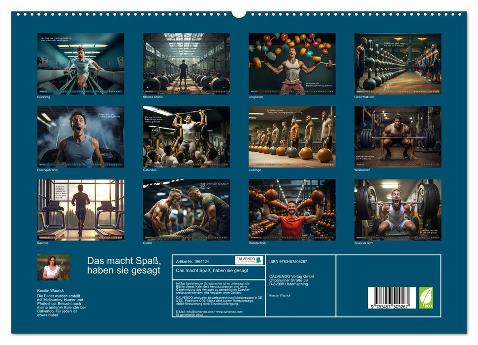 Das macht Spaß, haben sie gesagt (CALVENDO Premium Wandkalender 2026)