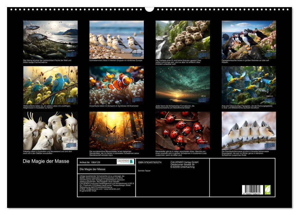 Die Magie der Masse (CALVENDO Wandkalender 2026)
