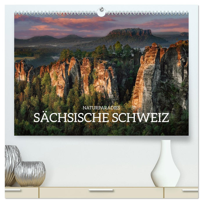 Naturparadies Sächsische Schweiz (CALVENDO Premium Wandkalender 2026)