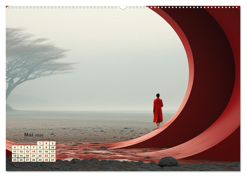 Surrealer Minimalismus (CALVENDO Wandkalender 2026)