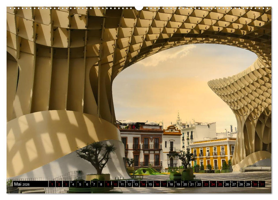 Andalusien, historisch und modern (CALVENDO Premium Wandkalender 2026)