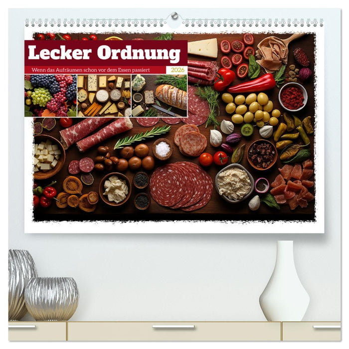 Lecker Ordnung (CALVENDO Premium Wandkalender 2026)