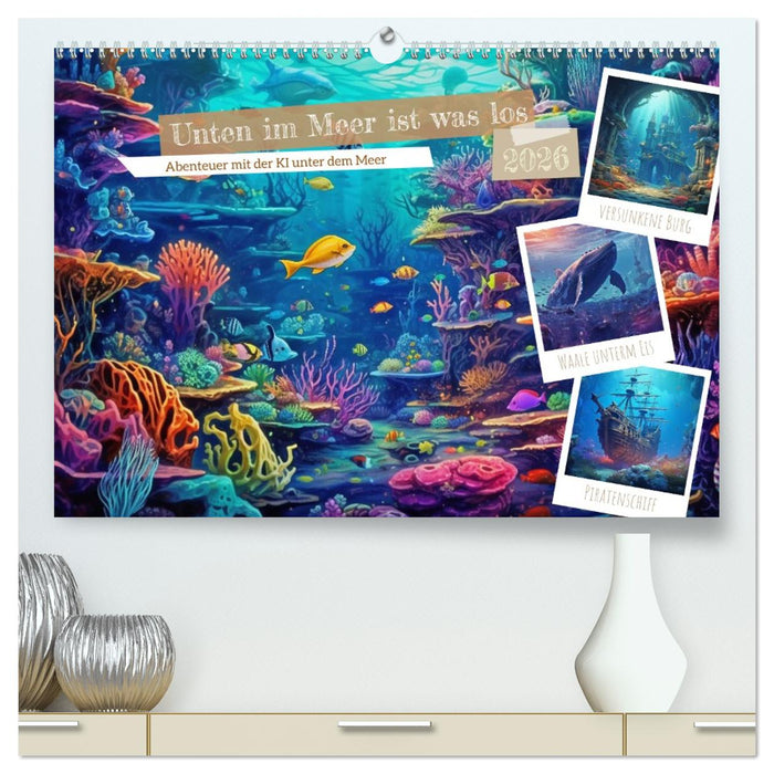 Unten im Meer ist was los (CALVENDO Premium Wandkalender 2026)
