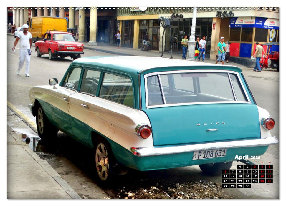 BEST OF BUICK - Ein Kombi-Klassiker in Kuba (CALVENDO Premium Wandkalender 2026)