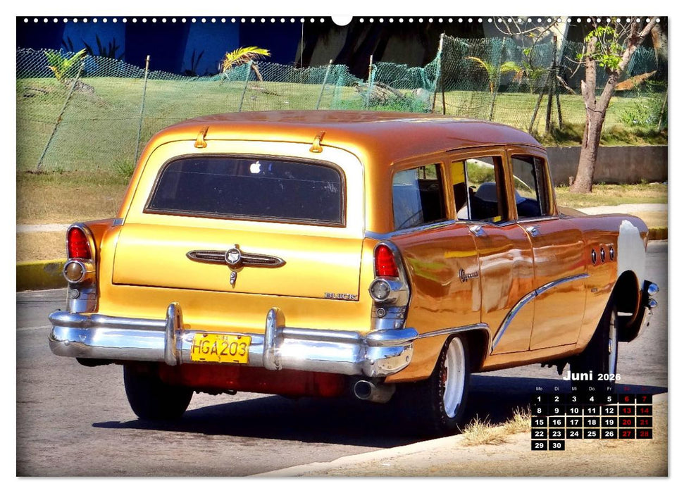 BEST OF BUICK - Ein Kombi-Klassiker in Kuba (CALVENDO Premium Wandkalender 2026)