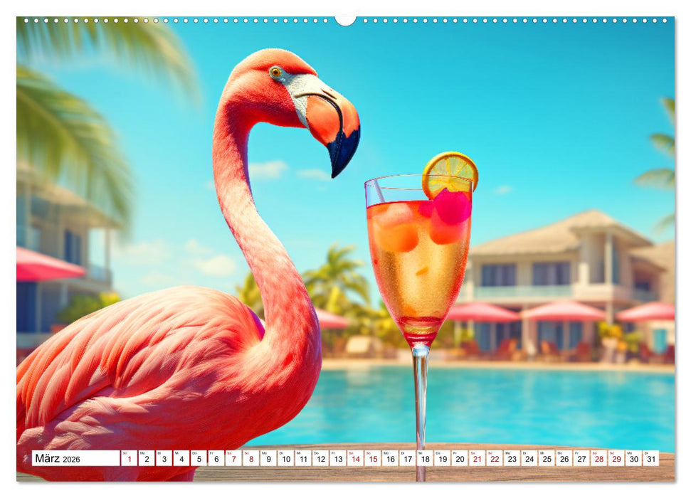 Sonnige Schnappschüsse - Ein Jahr voller fröhlicher Tiere (CALVENDO Wandkalender 2026)