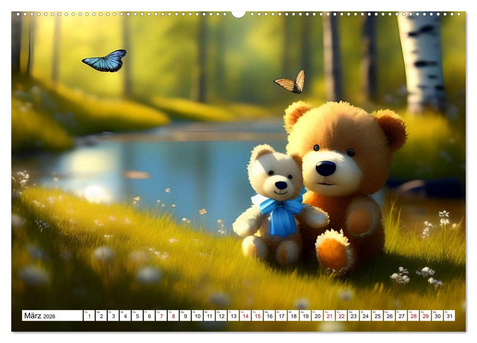 Sommerbärchen (CALVENDO Premium Wandkalender 2026)