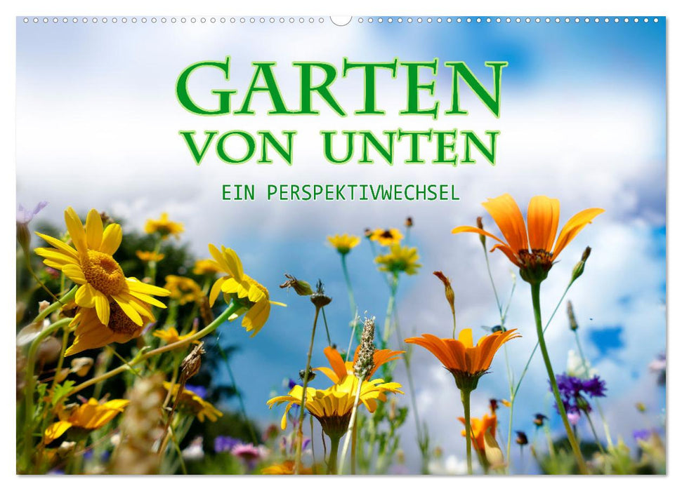 Garten von unten. Ein Perspektivwechsel (CALVENDO Wandkalender 2026)