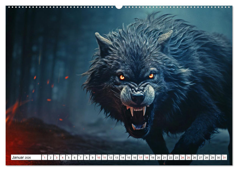 Mystische Kreaturen - Ein Jahr voller Magie und Fantasie (CALVENDO Wandkalender 2026)