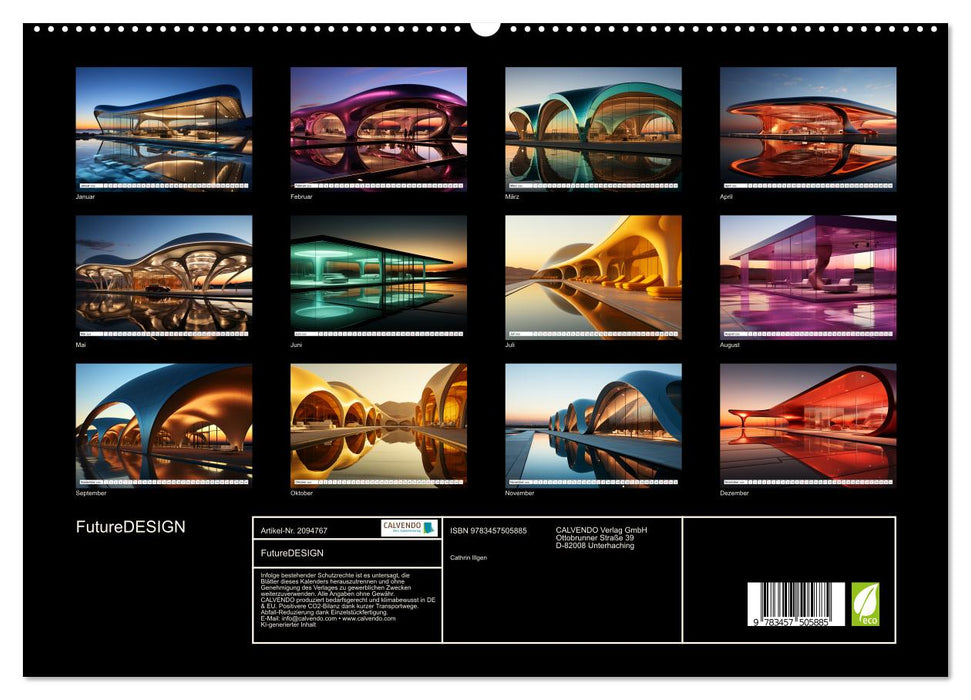 FutureDESIGN (CALVENDO Premium Wandkalender 2026)