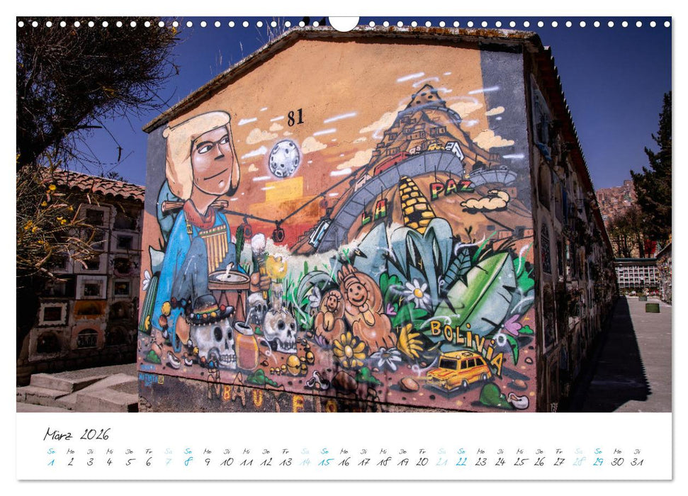 Bolivien - Zauberhafte Städte und beeindruckende Naturlandschaften (CALVENDO Wandkalender 2026)