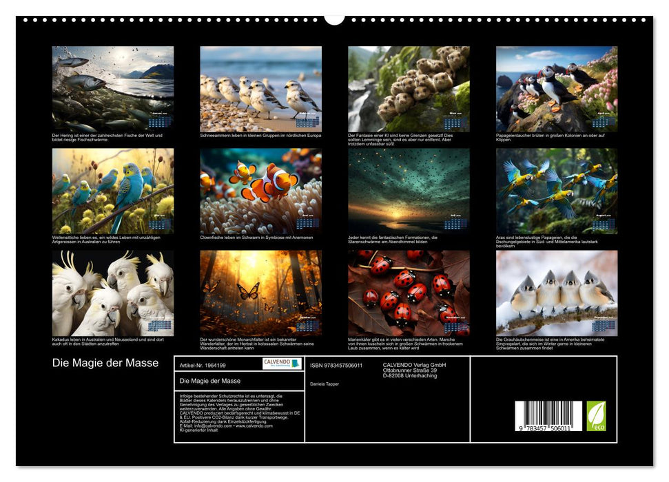 Die Magie der Masse (CALVENDO Premium Wandkalender 2026)