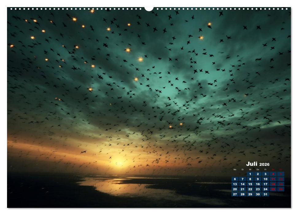 Die Magie der Masse (CALVENDO Premium Wandkalender 2026)