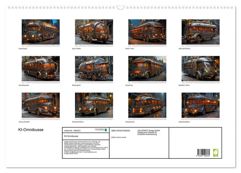 KI-Omnibusse (CALVENDO Wandkalender 2026)