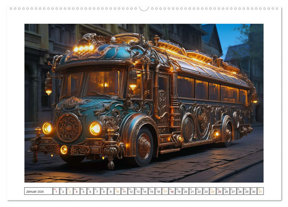 KI-Omnibusse (CALVENDO Wandkalender 2026)