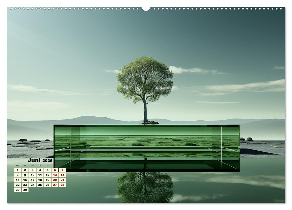 Surrealer Minimalismus (CALVENDO Premium Wandkalender 2026)