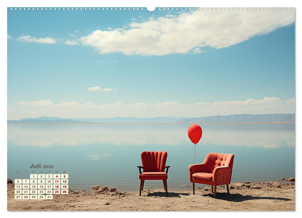 Surrealer Minimalismus (CALVENDO Premium Wandkalender 2026)