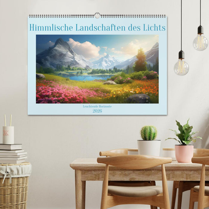 Himmlische Landschaften des Lichts (CALVENDO Wandkalender 2026)
