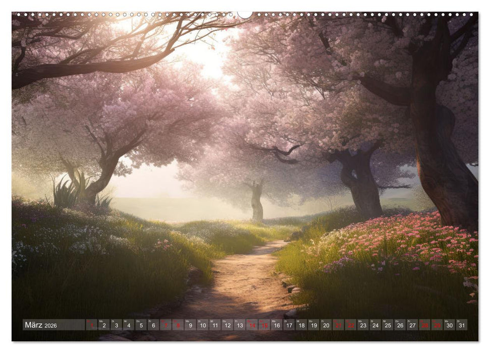 Himmlische Landschaften des Lichts (CALVENDO Wandkalender 2026)