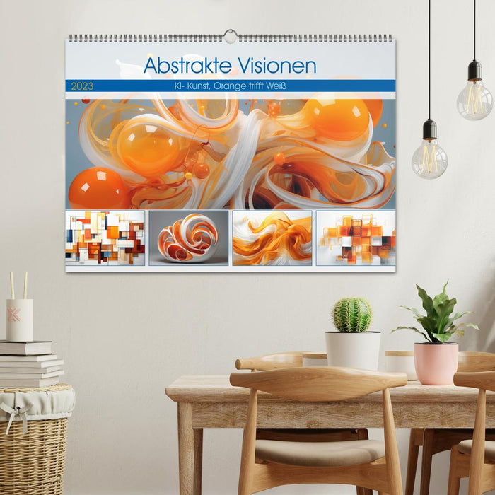 Abstrakte Visionen (CALVENDO Wandkalender 2026)