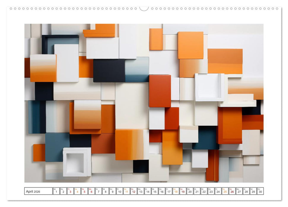 Abstrakte Visionen (CALVENDO Wandkalender 2026)