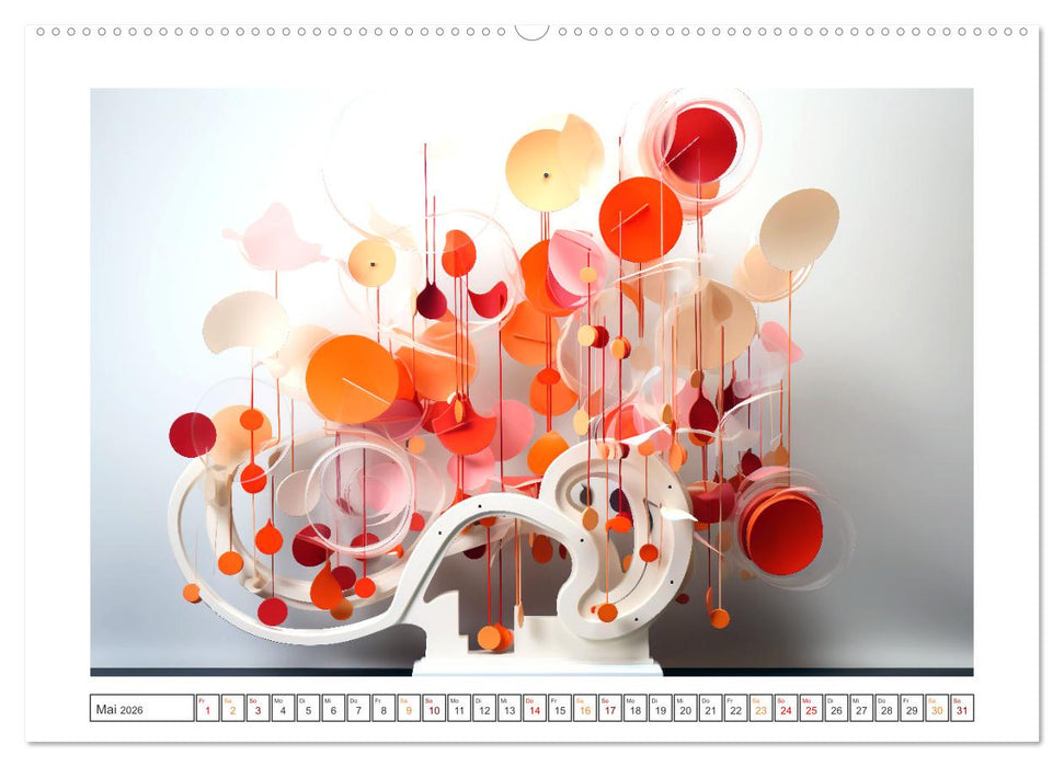 Abstrakte Visionen (CALVENDO Wandkalender 2026)