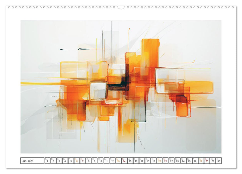 Abstrakte Visionen (CALVENDO Wandkalender 2026)