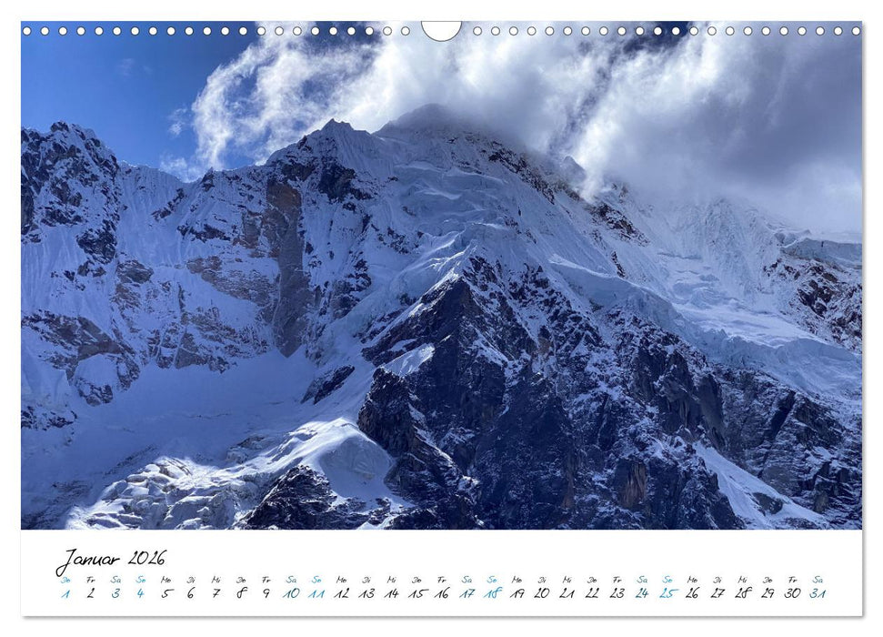 Salkantay Trek - 70 Kilometer zu Fuß nach Machu Picchu (CALVENDO Wandkalender 2026)