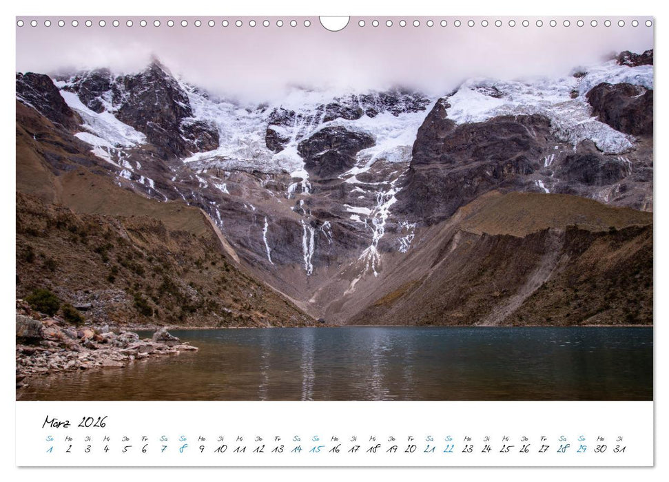 Salkantay Trek - 70 Kilometer zu Fuß nach Machu Picchu (CALVENDO Wandkalender 2026)