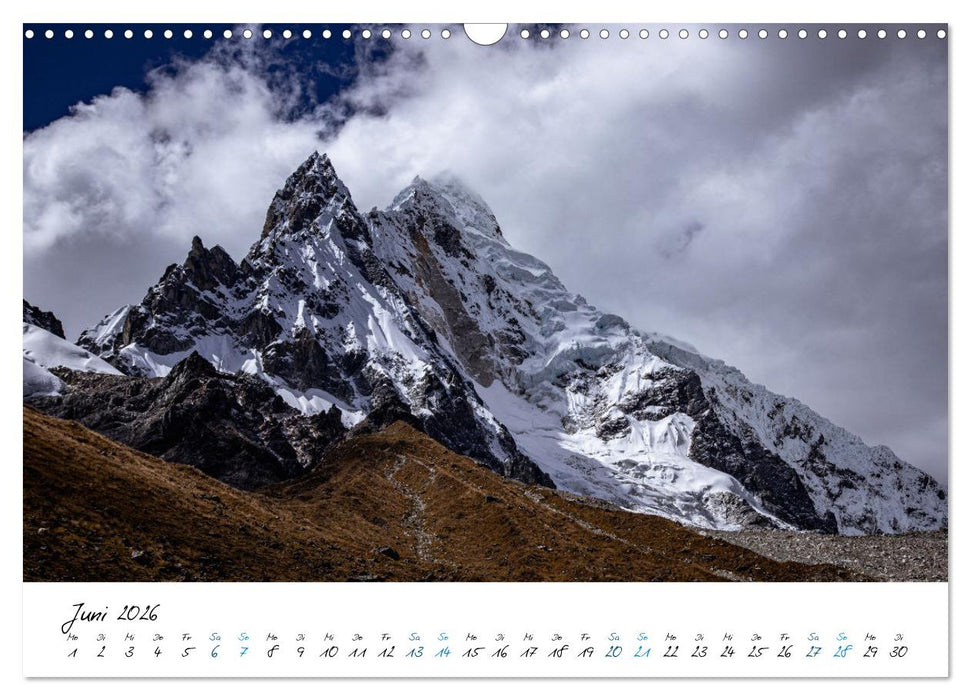 Salkantay Trek - 70 Kilometer zu Fuß nach Machu Picchu (CALVENDO Wandkalender 2026)