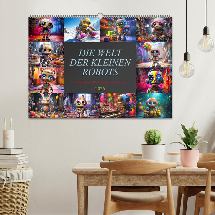 Die Welt der kleinen Robots (CALVENDO Wandkalender 2026)