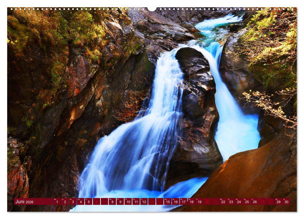 Naturschauspiel Zillertaler Wasser (CALVENDO Premium Wandkalender 2026)