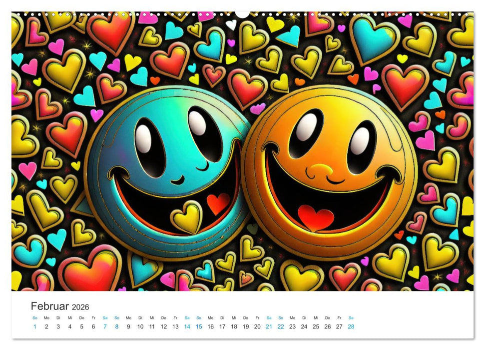 Bitte lächeln. Am besten jeden Tag. (CALVENDO Wandkalender 2026)