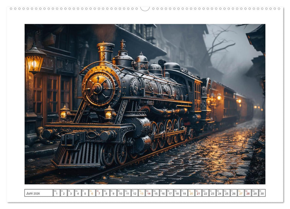 KI-Lokomotiven (CALVENDO Wandkalender 2026)