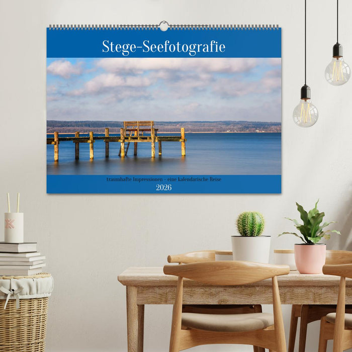 Stege - Seefotografie (CALVENDO Wandkalender 2026)
