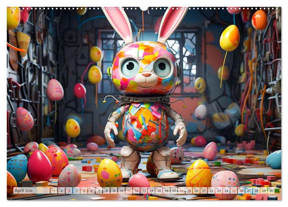 Die Welt der kleinen Robots (CALVENDO Premium Wandkalender 2026)