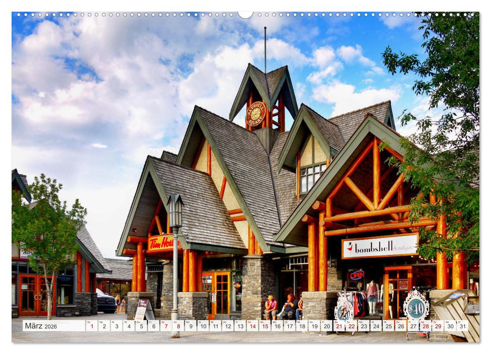 Kanada, Touristenziele in Alberta und British Columbia (CALVENDO Premium Wandkalender 2026)