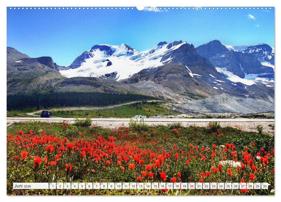 Kanada, Touristenziele in Alberta und British Columbia (CALVENDO Premium Wandkalender 2026)