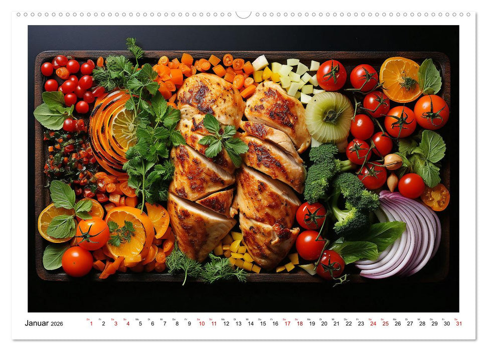 Ordentlich Paleo (CALVENDO Premium Wandkalender 2026)