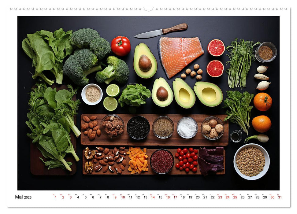 Ordentlich Paleo (CALVENDO Premium Wandkalender 2026)