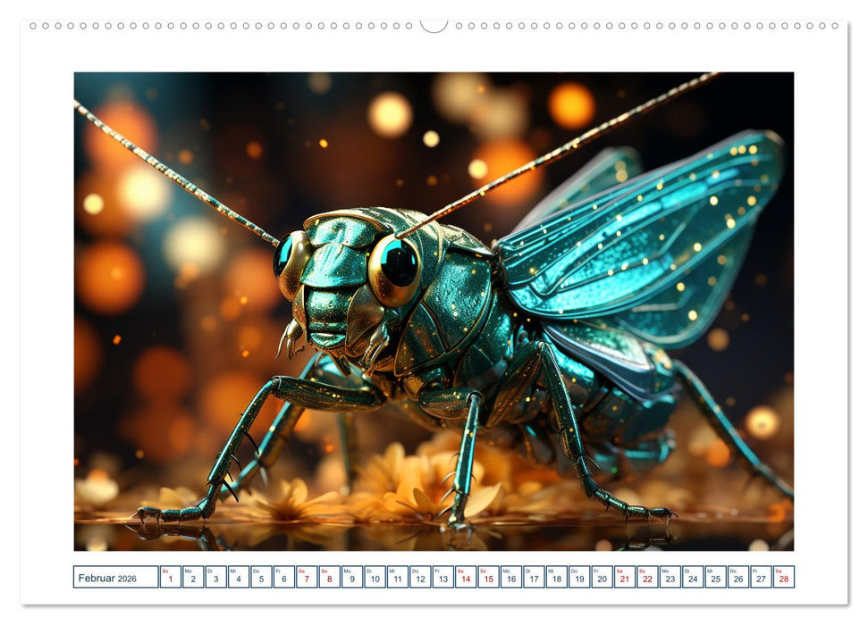 Magische Insekten (CALVENDO Premium Wandkalender 2026)