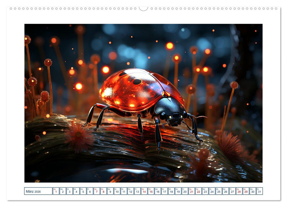 Magische Insekten (CALVENDO Premium Wandkalender 2026)