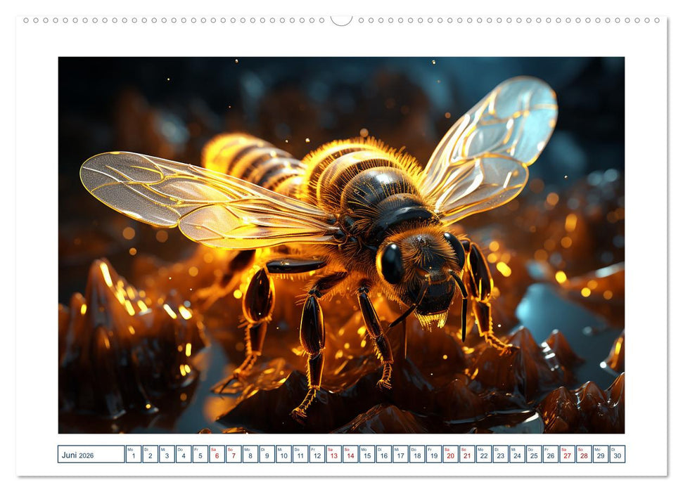 Magische Insekten (CALVENDO Premium Wandkalender 2026)
