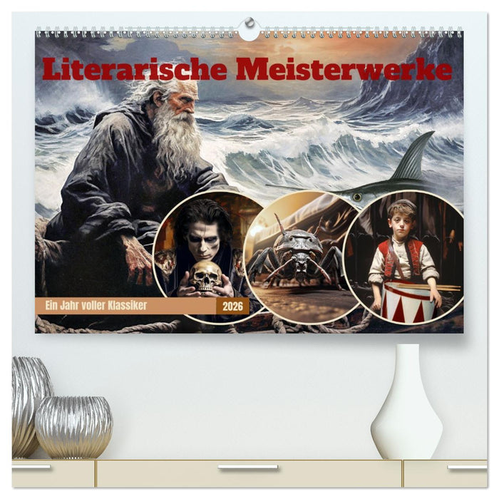 Literarische Meisterwerke (CALVENDO Premium Wandkalender 2026)