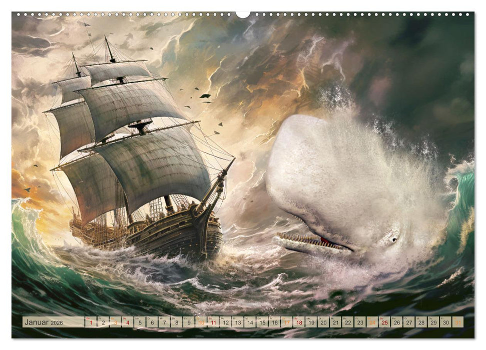 Literarische Meisterwerke (CALVENDO Premium Wandkalender 2026)