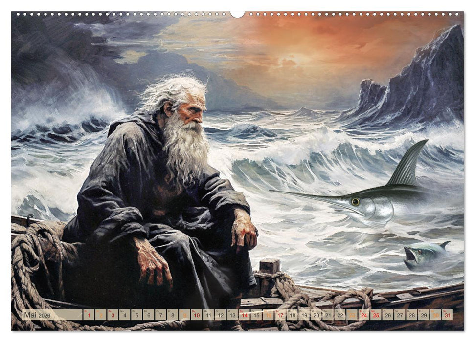 Literarische Meisterwerke (CALVENDO Premium Wandkalender 2026)