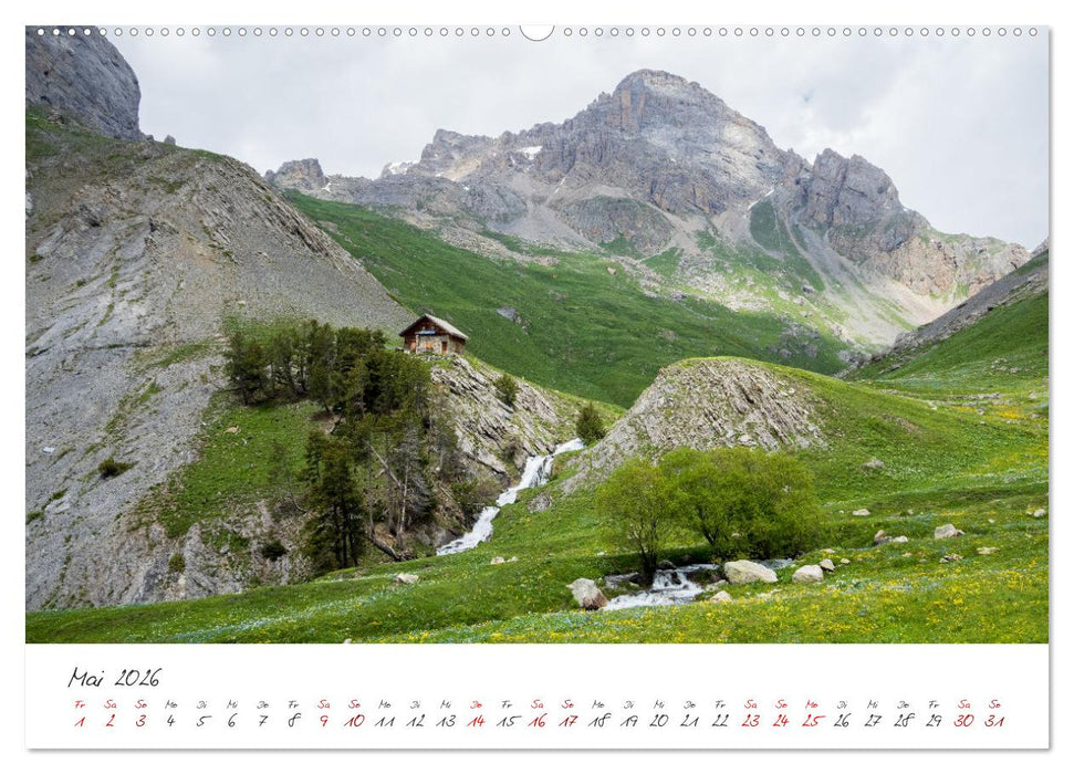 Die Route der Großen Alpen - Das Guisane-Tal und Briançonnais (CALVENDO Premium Wandkalender 2026)
