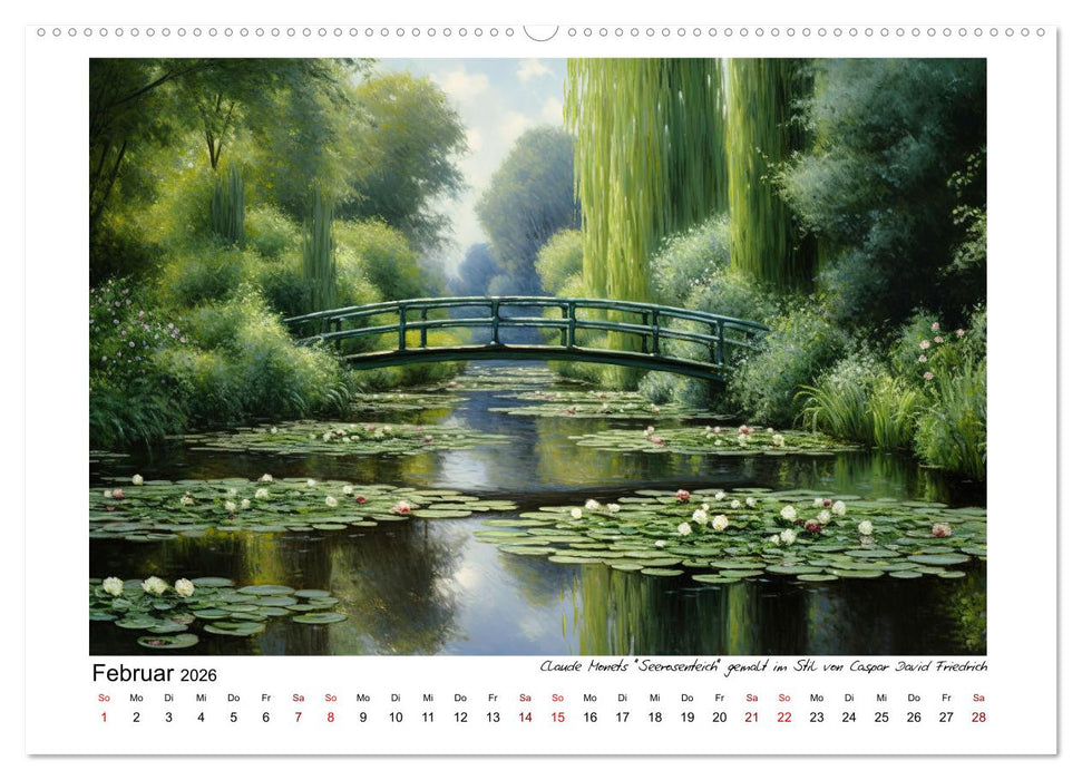 Malertausch (CALVENDO Premium Wandkalender 2026)