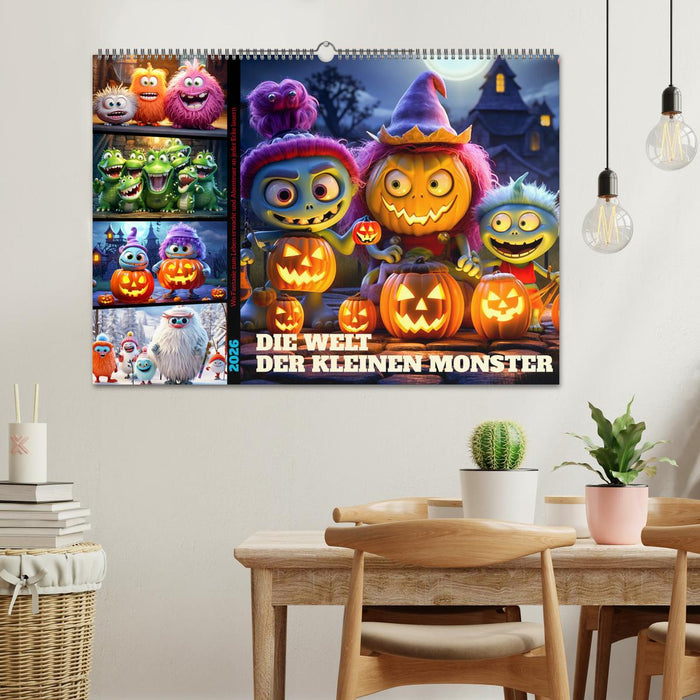 Die Welt der kleinen Monster (CALVENDO Wandkalender 2026)