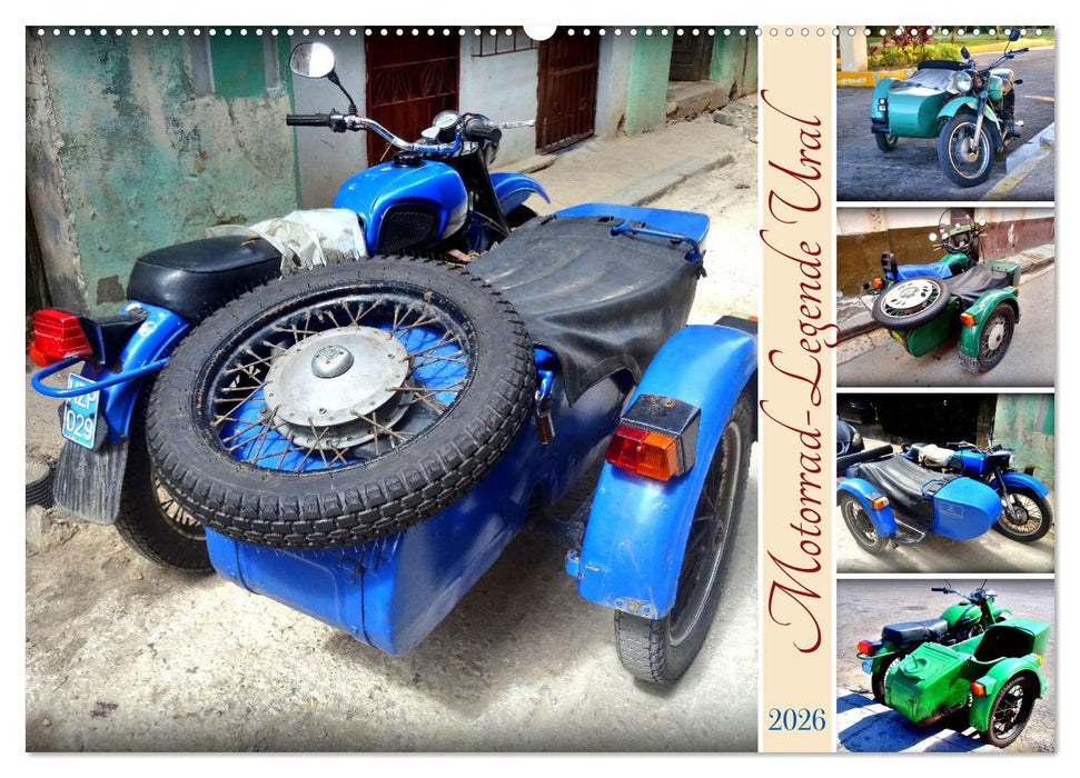Motorrad-Legende Ural (CALVENDO Wandkalender 2026)